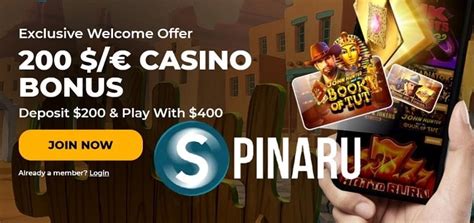 spinaru casino bonus code